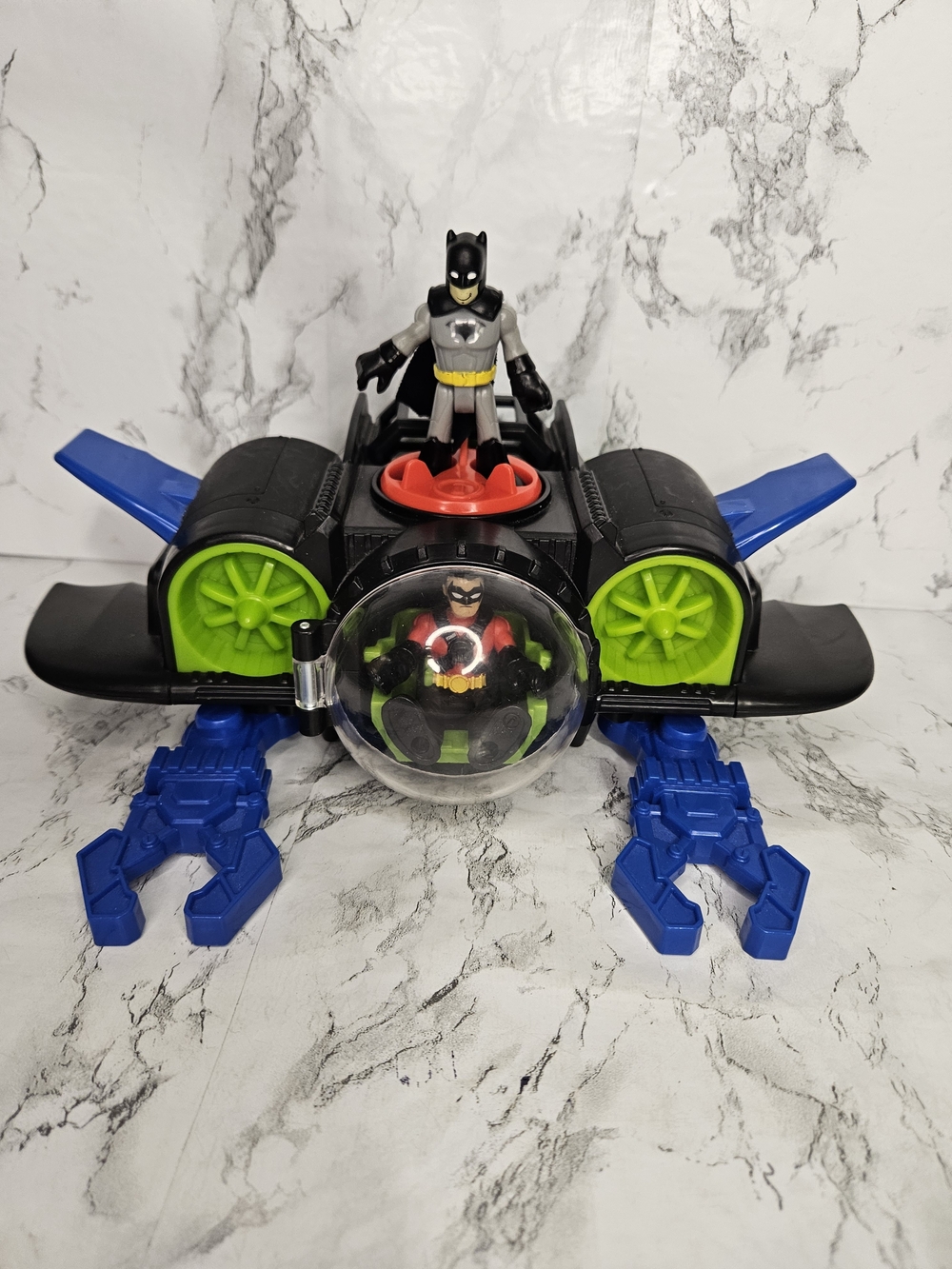 Imaginext DC Super Friends Batsub Vehicle with Batman and 2 More Figures